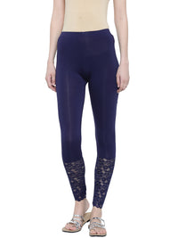 De Moza Ladies Ankle Length Leggings Navy Blue - De Moza (9988944846)