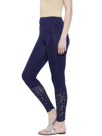 De Moza Ladies Ankle Length Leggings Navy Blue - De Moza (9988944846)
