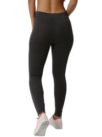 De Moza Ladies Mesh Anthra Melange Phone Pocket Active Wear - De Moza (1790107582527)