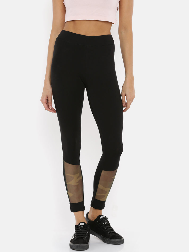 De Moza Ladies Mesh Black Active Wear - De Moza (1735367262271)