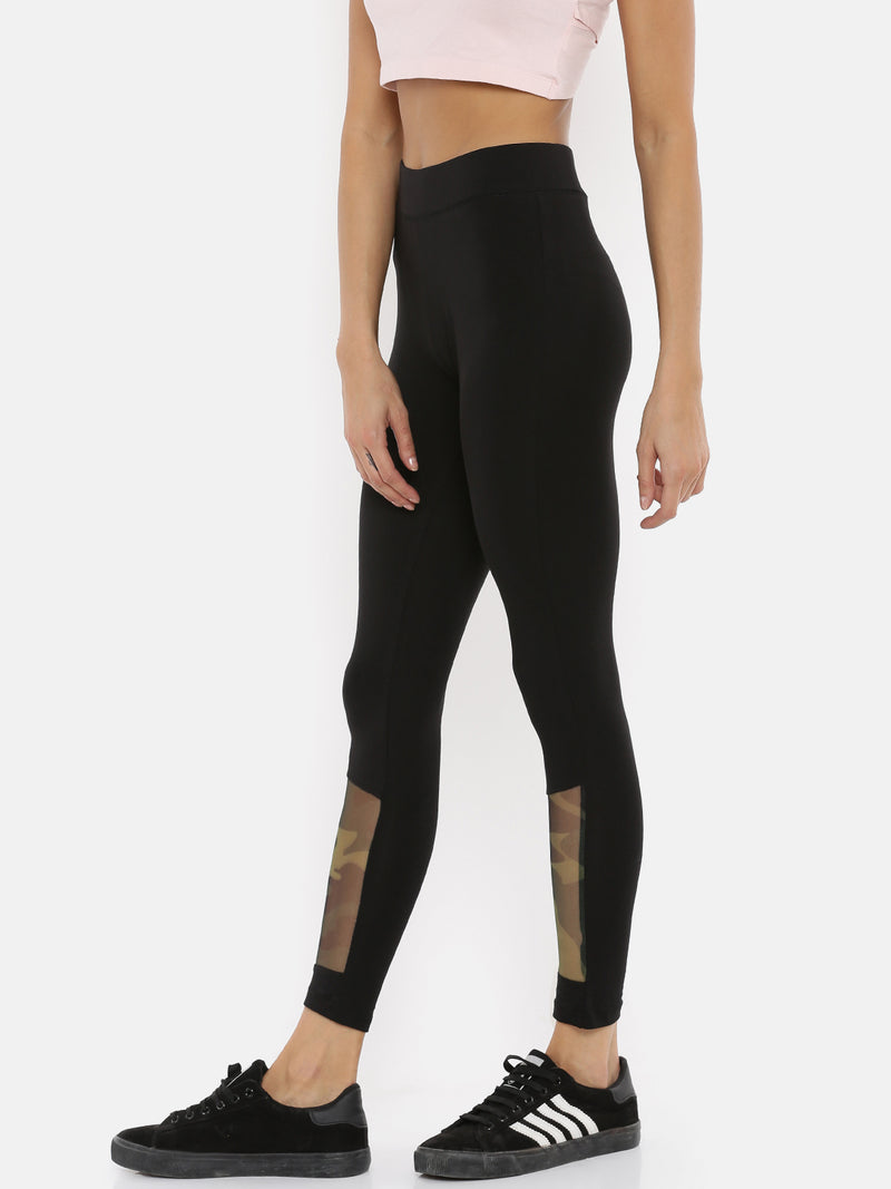 De Moza Ladies Mesh Black Active Wear - De Moza (1735367262271)