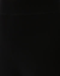 De Moza- Printed Ankle Length Leggings Black - De Moza (1972970291263)