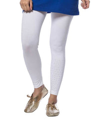 De Moza-Ladies Ankle Length Leggings White - De Moza (7713498243)