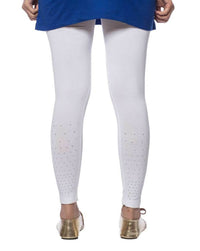 De Moza-Ladies Ankle Length Leggings White - De Moza (7713498243)