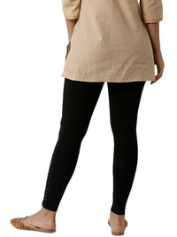 De Moza Ladies Stud Black Active Wear - De Moza (1790114267199)