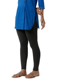 De Moza Ladies Stud Anthra Melange Active Wear - De Moza (1790126161983)