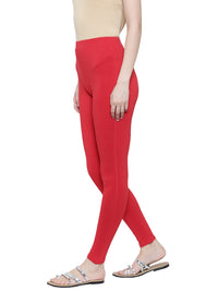 De Moza- Ladies Yoga Leggings Red - De Moza (1497547145279)