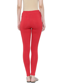 De Moza- Ladies Yoga Leggings Red - De Moza (1497547145279)