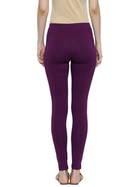 De Moza- Ladies Yoga Leggings Dark Purple - De Moza (1497860276287)