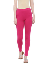 De Moza-Ladies Yoga Leggings Fuchsia - De Moza (1497607667775)