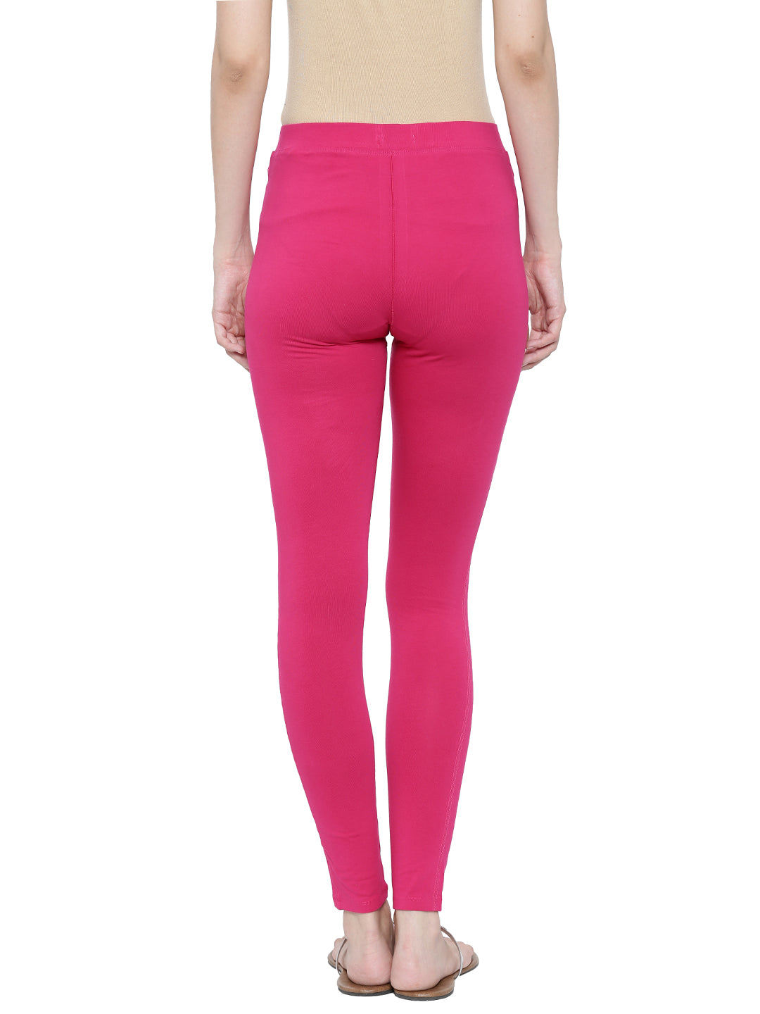 De Moza-Ladies Yoga Leggings Fuchsia - De Moza (1497607667775)