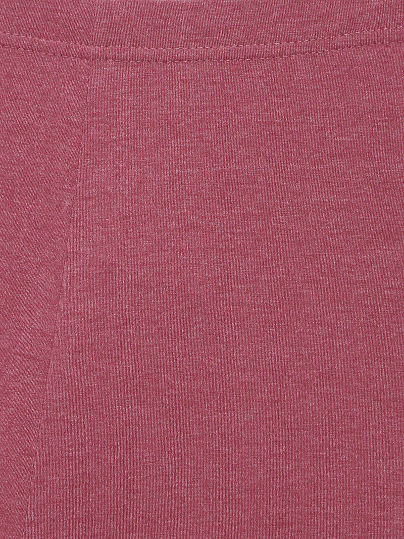 De Moza- Ladies Yoga Leggings Maroon Melange - De Moza (1497942818879)