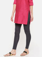 De Moza Ladies Ankle Length Leggings Modal Dark Grey - De Moza (6564026187839)