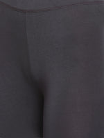 De Moza Ladies Ankle Length Leggings Modal Dark Grey - De Moza (6564026187839)