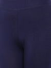 De Moza Ladies Ankle Length Leggings Modal Dark Navy Blue - De Moza (6564027367487)