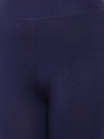 De Moza Ladies Ankle Length Leggings Modal Dark Navy Blue - De Moza (6564027367487)