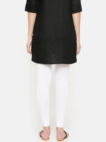 De Moza Ladies Ankle Length Leggings Modal White - De Moza (6564026056767)