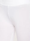 De Moza Ladies Ankle Length Leggings Modal White - De Moza (6564026056767)