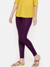 De Moza Ladies Ankle Length Leggings Modal Purple - De Moza (6564025729087)