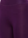 De Moza Ladies Ankle Length Leggings Modal Purple - De Moza (6564025729087)