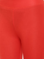 De Moza Ladies Ankle Length Leggings Modal Rust Orange - De Moza (6564025335871)