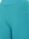 De Moza Ladies Ankle Length Leggings Modal Teal - De Moza (6564026253375)