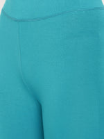 De Moza Ladies Ankle Length Leggings Modal Teal - De Moza (6564026253375)