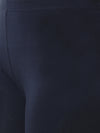 De Moza - Women's Dark Navy Blue Leggings Ankle Length (4890553188415)