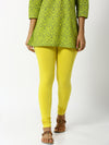 De Moza - Lemon Yellow Leggings Ankle Length (4890553286719)