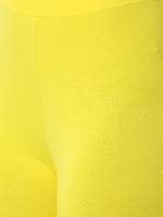 De Moza - Lemon Yellow Leggings Ankle Length (4890553286719)
