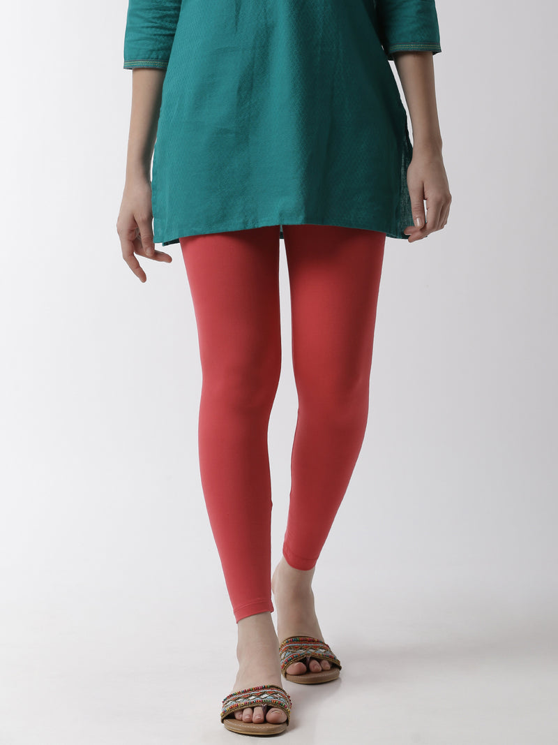 De Moza - Women's Red Leggings (4890554662975)
