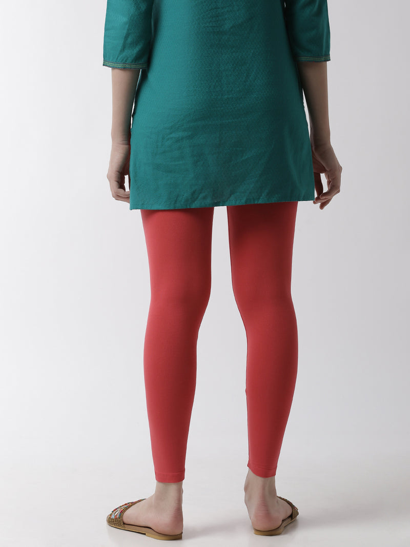 De Moza - Women's Red Leggings (4890554662975)