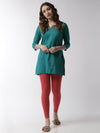 De Moza - Women's Red Leggings (4890554662975)