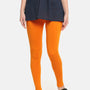 De Moza Ladies Premium Ankle Length Leggings Dark Yellow Solid Viscose