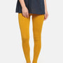 De Moza Ladies Premium Ankle Length Leggings Mustard Yellow Solid Viscose