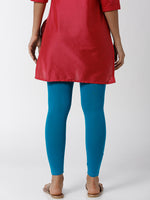 De Moza - Women's Blue Leggings (4890552270911)