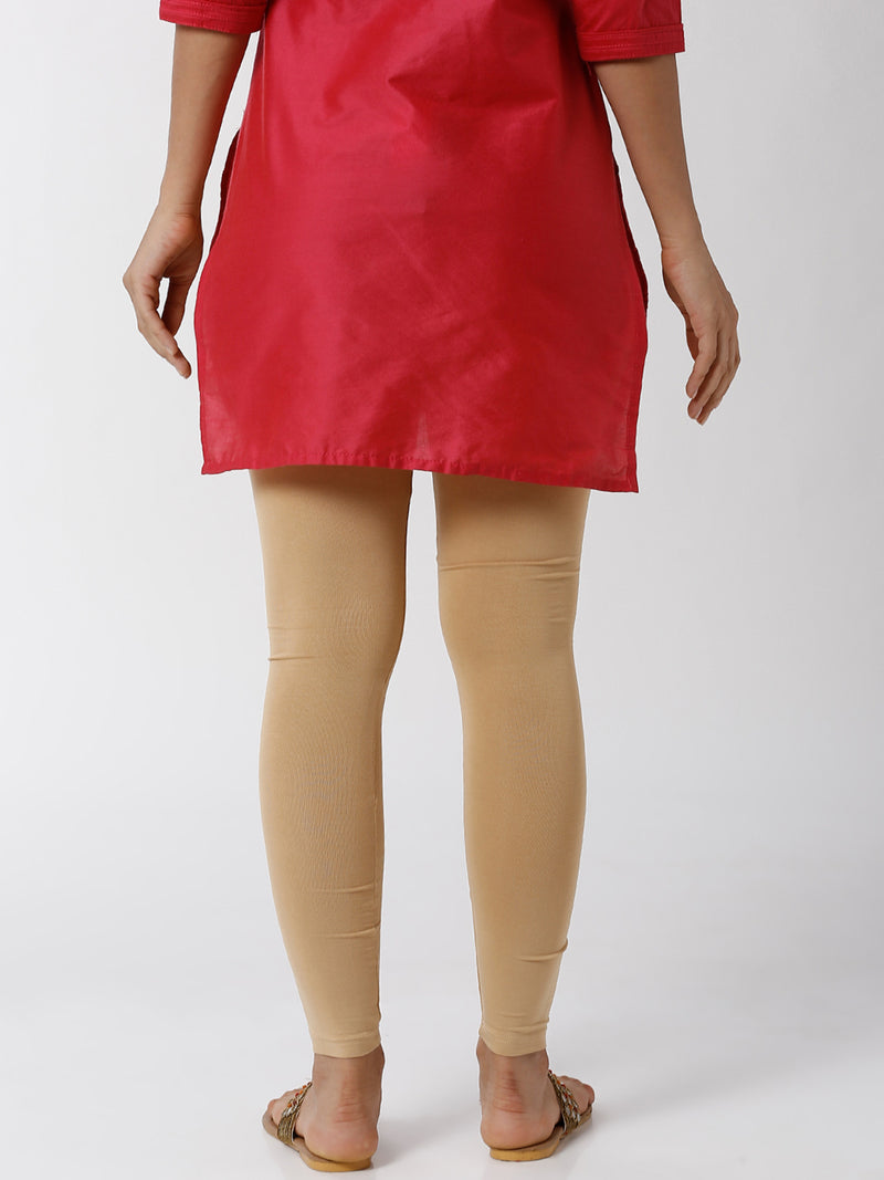De Moza - Women's Skin Colour Leggings (4890552238143)