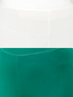 De Moza Superior Ankle Length Leggings Combo Pack of 2 Offwhite&Emerald Green - De Moza