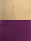 De Moza Superior Ankle Length Leggings Combo Pack of 2 Skin&Dark Purple - De Moza