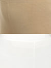 De Moza Superior Ankle Length Leggings Combo Pack of 2 Golden Beige&Offwhite - De Moza