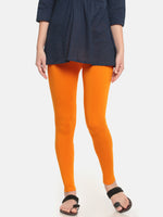 Pack of 2 De Moza Ladies Superior Ankle Leggings Black&Dark Yellow
