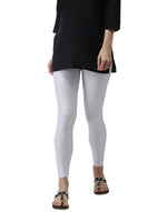 De Moza- Ladies Ankle Length Leggings Silver - De Moza (1974485418047)