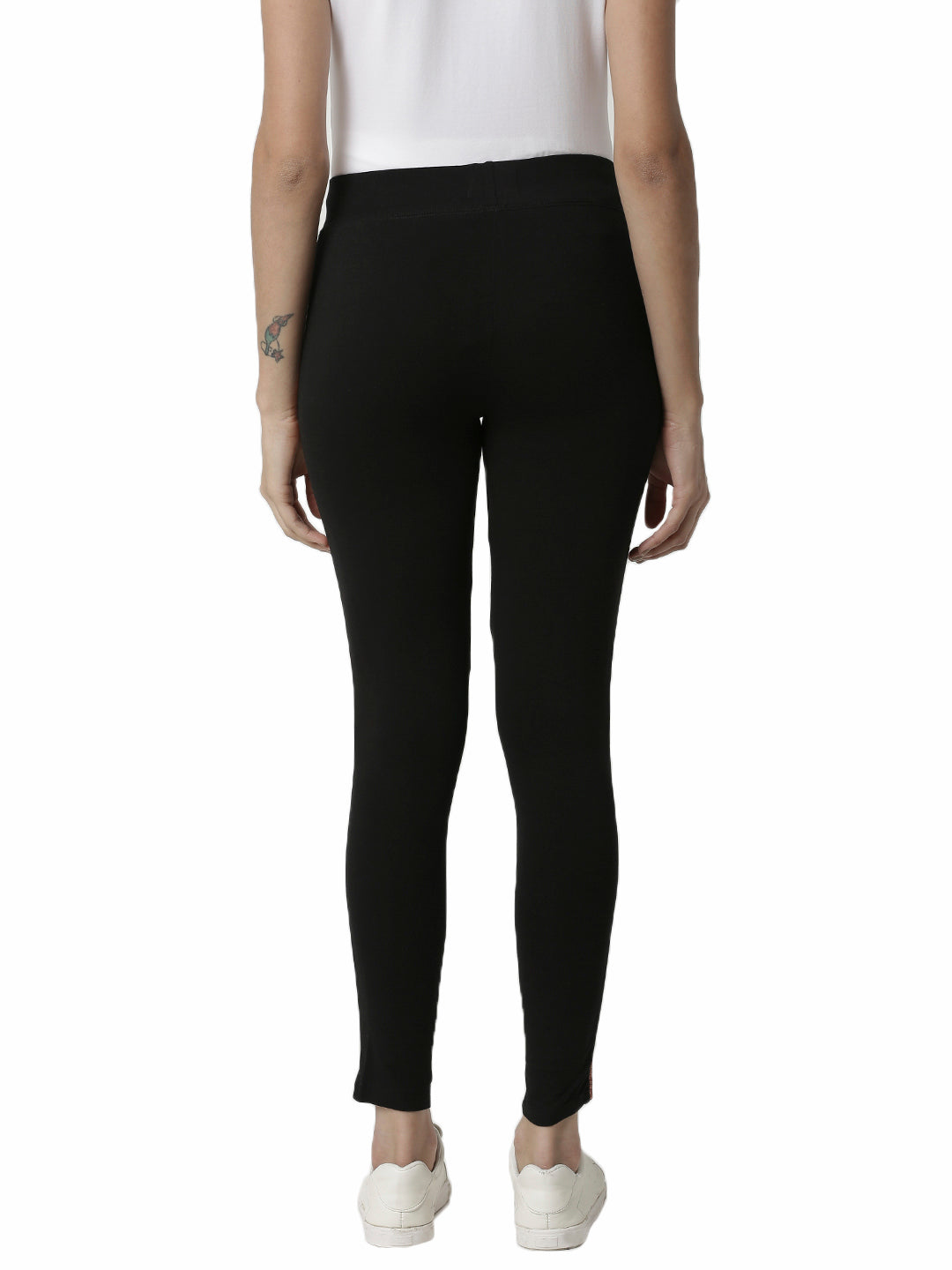 De Moza Ladies Copper gold Side Striped Leggings - De Moza (4383124586559)