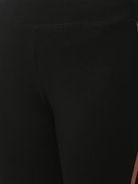 De Moza Ladies Copper gold Side Striped Leggings - De Moza (4383124586559)