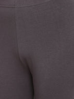 De Moza - Women's Dark Grey Churidar Leggings (4890548994111)