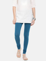 De Moza - Women's Blue Churidar Leggings (4890550829119)