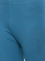De Moza - Women's Blue Churidar Leggings (4890550829119)