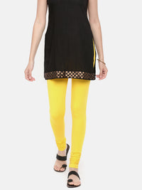 De Moza - Women's Golden Yellow Churidar Leggings (4890550566975)