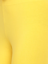 De Moza - Women's Golden Yellow Churidar Leggings (4890550566975)