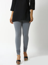 De Moza - Women's Grey Churidar Leggings (4890551124031)